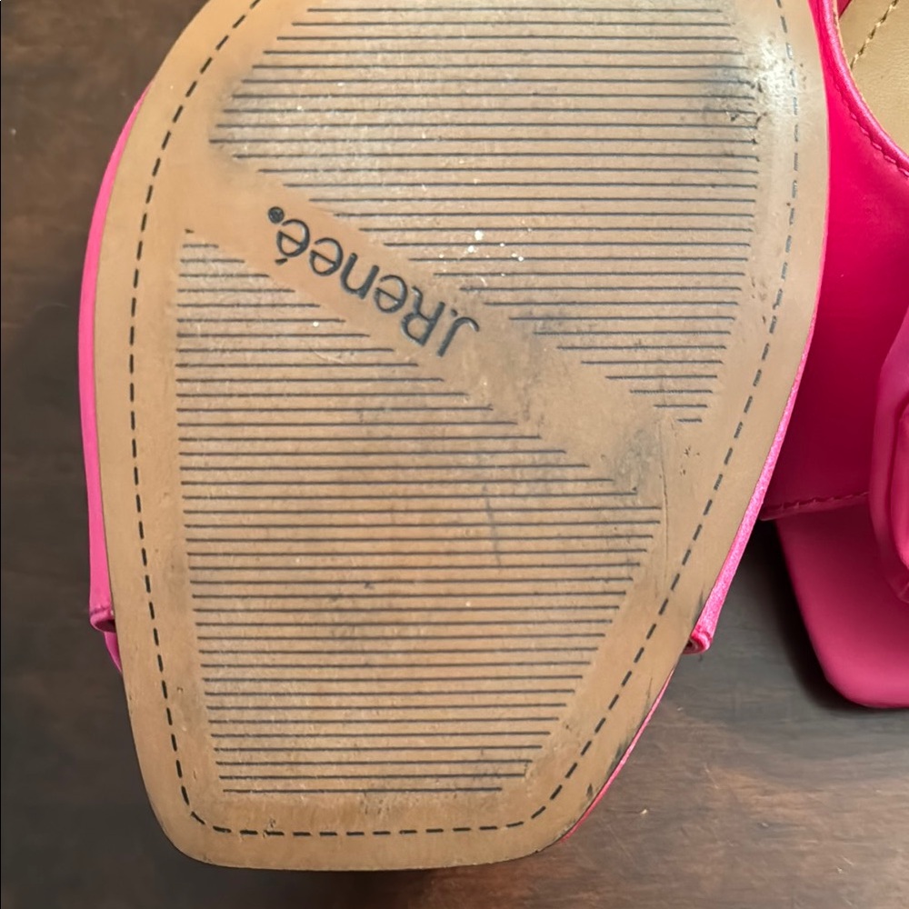 J.Renee Pink Mules with Ruffled Detail - Picture 5 of 13